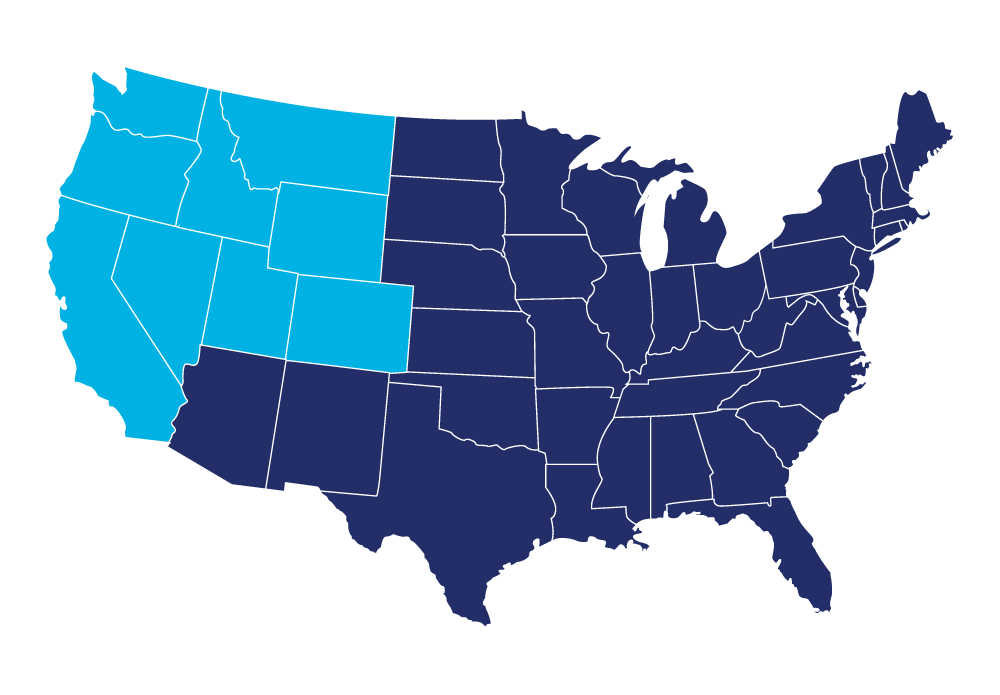 west